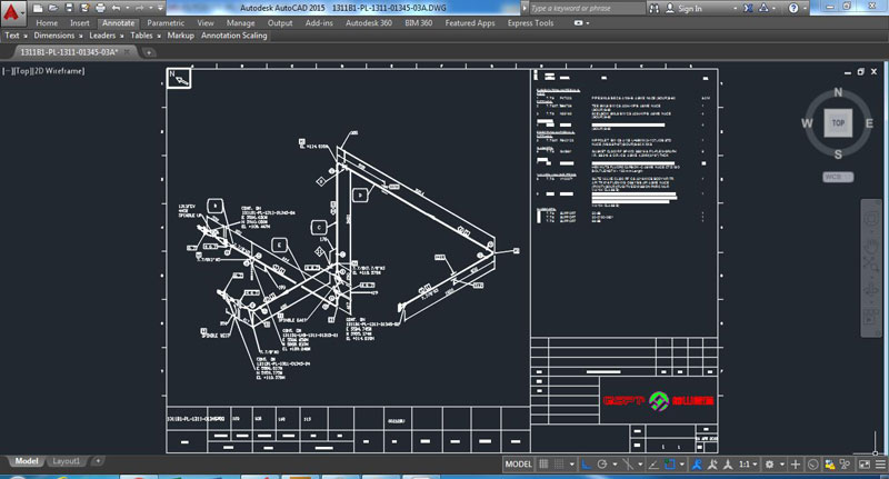 Pipe Shop Fabrication Detail DWG Conversion Software