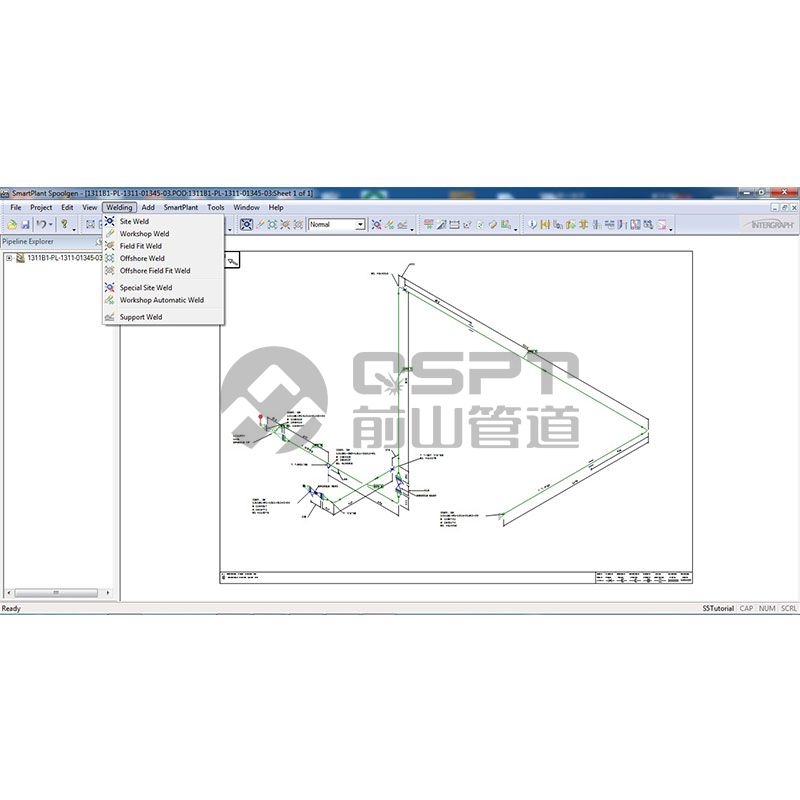Pipe Shop Fabrication Detail DWG Conversion Software