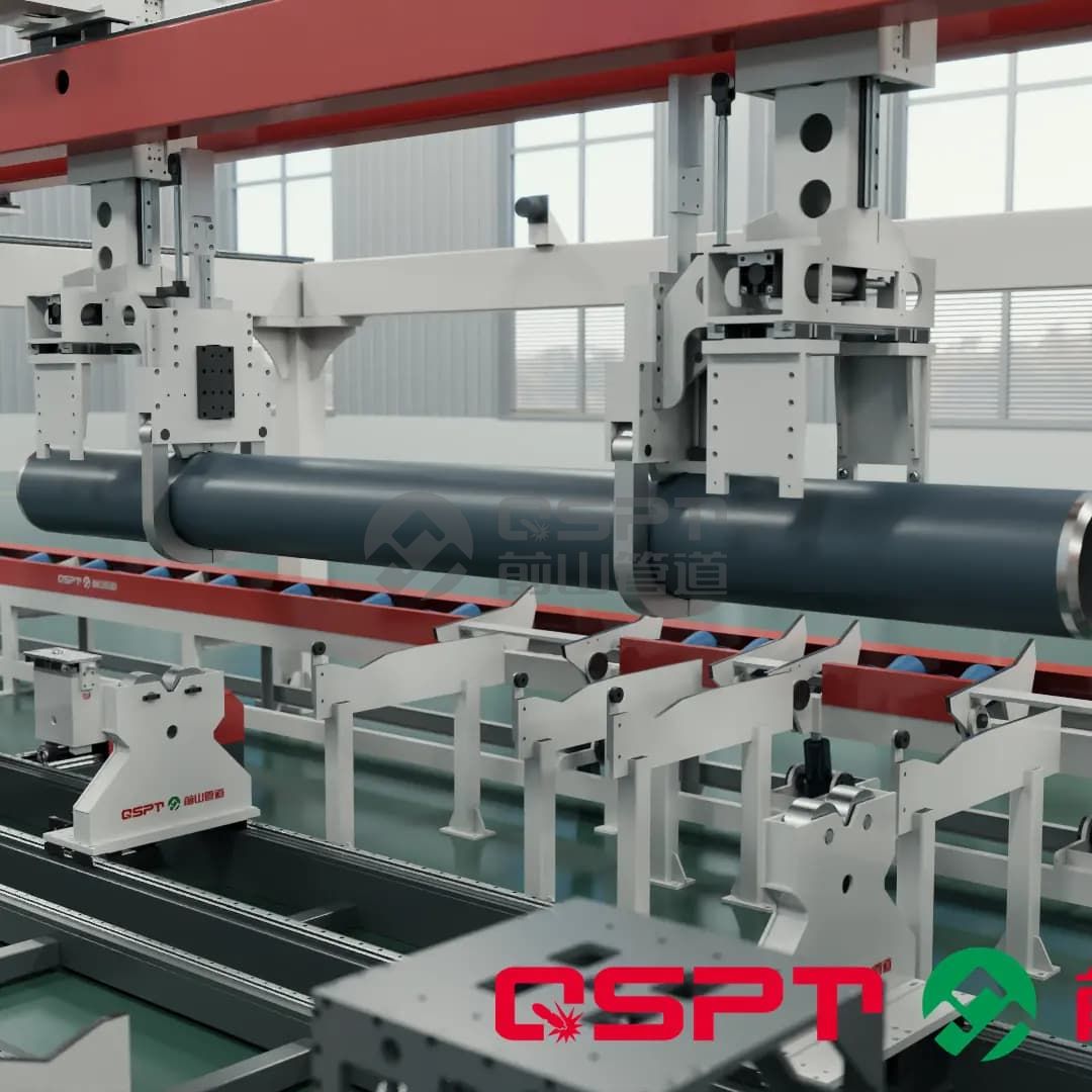 large-diameter pipe mechanical arm lifting system