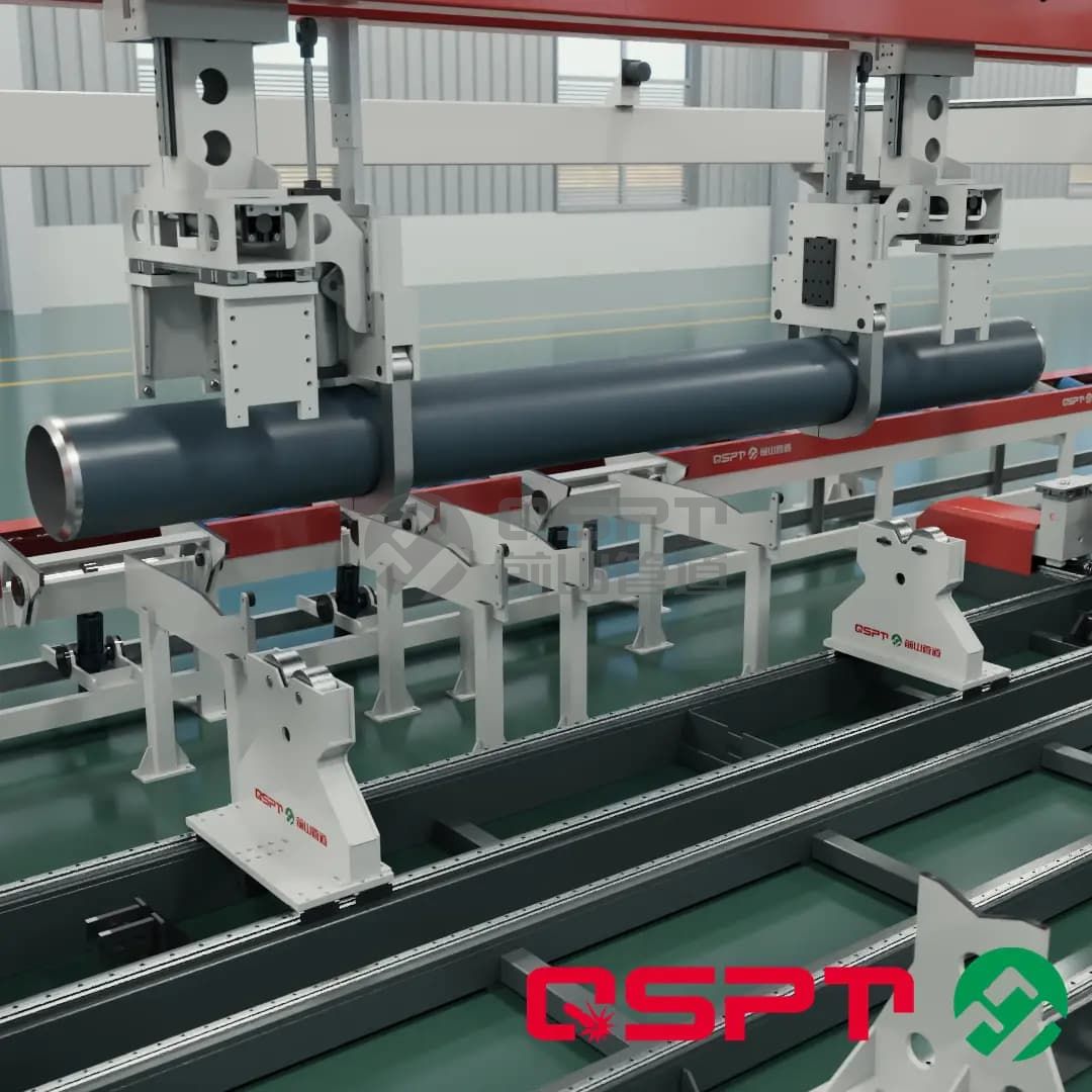 large-diameter pipe mechanical arm lifting system