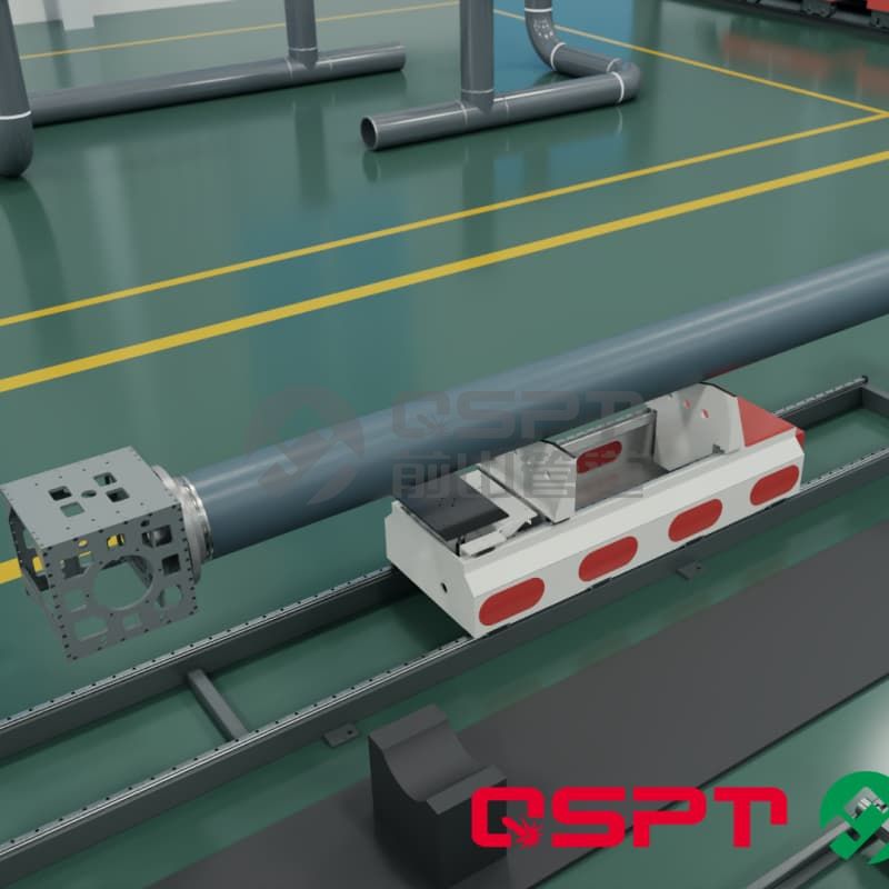 Intelligent RGV transportation system for pipeline sections